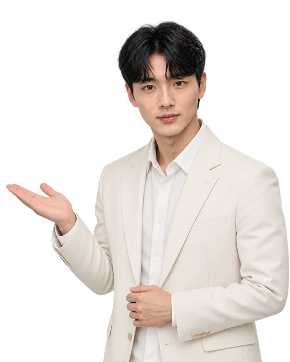AI 시스템을 소개하는 대표